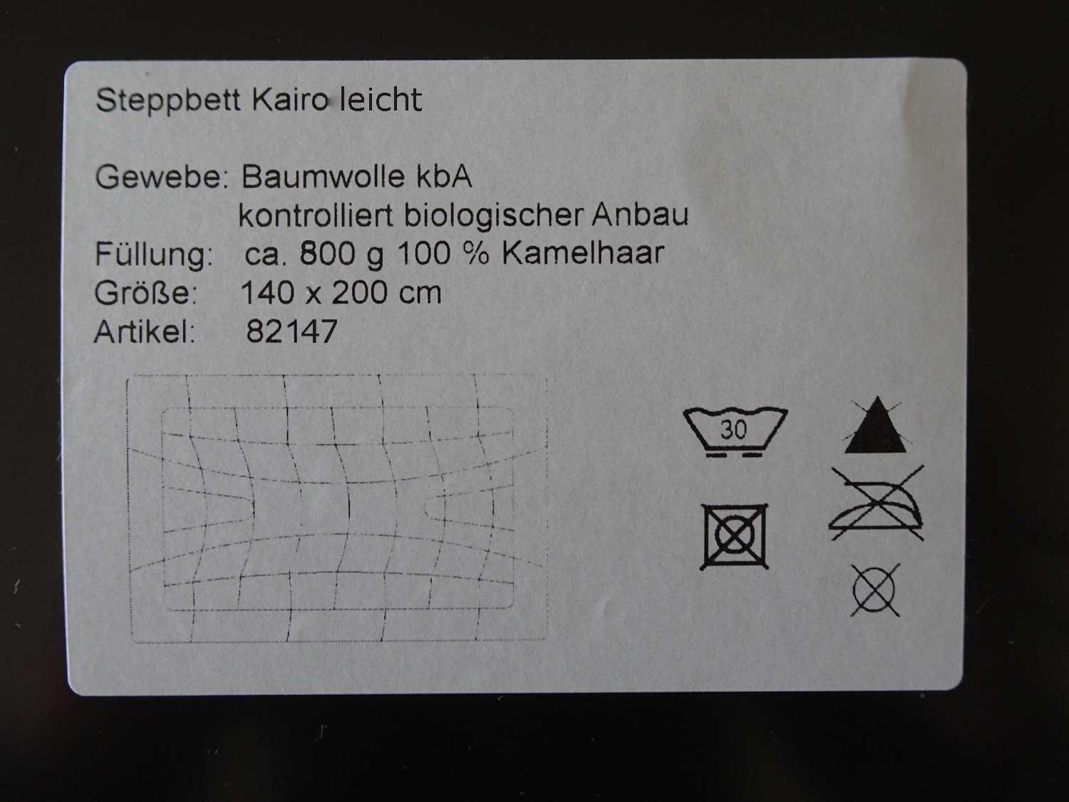 Kairo leicht - Kameelharen all year dekbed - Afbeelding 4